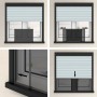 Mosquitera extensible de ventanas gris antracita (100-193)x75cm by , Mosquito nets for windows - Ref: Foro24-149043, Price: 2...