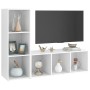 Muebles de salón 2 piezas madera ingeniería blanco 107x35x37 cm | Foro24.es | Tu tienda online para hogar, jardín y más Foro24.es