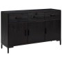 Aparador de madera maciza de pino negro 110x35x70 cm by , Sideboards - Ref: Foro24-349920, Price: 255,31 €, Discount: %