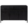 Aparador de madera maciza de pino negro 110x35x70 cm by , Sideboards - Ref: Foro24-349920, Price: 255,31 €, Discount: %