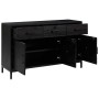 Aparador de madera maciza de pino negro 110x35x70 cm by , Sideboards - Ref: Foro24-349920, Price: 255,31 €, Discount: %