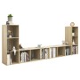 Muebles de salón 4 pzas madera ingeniería roble 107x35x37 cm | Foro24.es | Tu tienda online para hogar, jardín y más Foro24.es