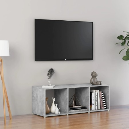 Mueble de TV madera contrachapada gris hormigón 107x35x37 cm | Foro24.es | Tu tienda online para hogar, jardín y más Foro24.es