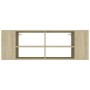 Mueble pared TV madera contrachapada roble Sonoma 102x35x35 cm | Foro24.es | Tu tienda online para hogar, jardín y más Foro24.es
