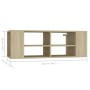 Mueble pared TV madera contrachapada roble Sonoma 102x35x35 cm | Foro24.es | Tu tienda online para hogar, jardín y más Foro24.es