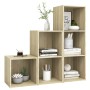 Muebles de salón 3 piezas madera de ingeniería roble Sonoma | Foro24.es | Tu tienda online para hogar, jardín y más Foro24.es