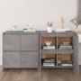 Aparadores 2 uds madera de ingeniería gris hormigón 70x41x75 cm by , Sideboards - Ref: Foro24-3098092, Price: 167,16 €, Disco...