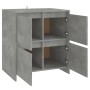 Aparadores 2 uds madera de ingeniería gris hormigón 70x41x75 cm by , Sideboards - Ref: Foro24-3098092, Price: 167,16 €, Disco...