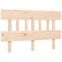 Bed for seniors with solid wood headboard 140x200cm by vidaXL, Beds and slatted bases - Ref: Foro24-3195416, Price: 146,79 €,...