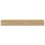 Muebles de TV con luces LED 2 uds roble Sonoma 60x35x15,5 cm by , TV Furniture - Ref: Foro24-842891, Price: 77,83 €, Discount: %