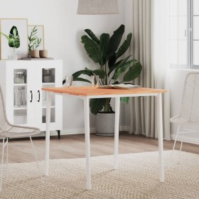 Tablero de mesa cuadrado de madera maciza de haya
