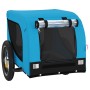 Remolque de bicicleta mascotas hierro tela Oxford azul negro von , Kinderwagen für Haustiere - Ref: Foro24-93995, Preis: 92,8...