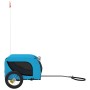 Remolque de bicicleta mascotas hierro tela Oxford azul negro von , Kinderwagen für Haustiere - Ref: Foro24-93995, Preis: 92,8...