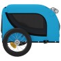 Remolque de bicicleta mascotas hierro tela Oxford azul negro von , Kinderwagen für Haustiere - Ref: Foro24-93995, Preis: 92,8...