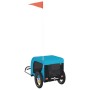 Remolque de bicicleta mascotas hierro tela Oxford azul negro von , Kinderwagen für Haustiere - Ref: Foro24-93995, Preis: 92,8...