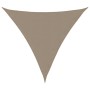 Toldo de vela triangular tela Oxford gris taupe 5x5x5 m by , Umbrellas - Ref: Foro24-135455, Price: 41,03 €, Discount: %