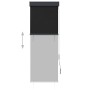 Estor enrollable de exterior gris antracita 60x250 cm de , Persianas y estores - Ref: Foro24-145946, Precio: 47,96 €, Descuen...