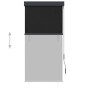 Estor enrollable de exterior gris antracita 80x250 cm by , Blinds and blinds - Ref: Foro24-145952, Price: 48,94 €, Discount: %