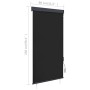 Estor enrollable de exterior gris antracita 80x250 cm by , Blinds and blinds - Ref: Foro24-145952, Price: 48,94 €, Discount: %