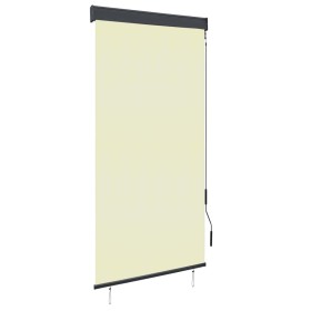 Estor enrollable de exterior color crema 100x250 cm by , Blinds and blinds - Ref: Foro24-145959, Price: 58,04 €, Discount: %