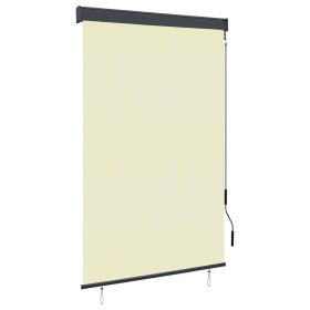 Estor enrollable de exterior color crema 120x250 cm by , Blinds and blinds - Ref: Foro24-145965, Price: 61,50 €, Discount: %