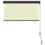 Estor enrollable de exterior color crema 120x250 cm by , Blinds and blinds - Ref: Foro24-145965, Price: 57,87 €, Discount: %