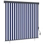 Estor enrollable de exterior azul y blanco 160x250 cm | Foro24.es | Tu tienda online para hogar, jardín y más Foro24.es
