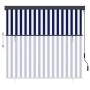 Estor enrollable de exterior azul y blanco 160x250 cm | Foro24.es | Tu tienda online para hogar, jardín y más Foro24.es