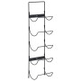 Botellero de pared para 5 botellas hierro negro by , Wine racks - Ref: Foro24-325920, Price: 30,69 €, Discount: %