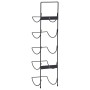 Botellero de pared para 5 botellas hierro negro by , Wine racks - Ref: Foro24-325920, Price: 30,69 €, Discount: %