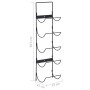 Botellero de pared para 5 botellas hierro negro by , Wine racks - Ref: Foro24-325920, Price: 30,69 €, Discount: %