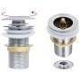 Lavabo de baño grifo&desagüe de empuje vidrio templado dorado von , Sinkt - Ref: Foro24-3098459, Preis: 91,23 €, Rabatt: %