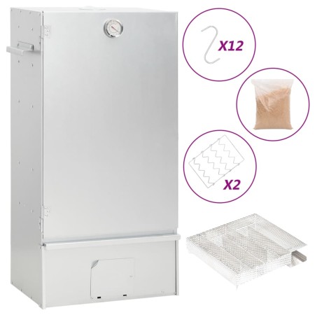 Horno ahumador de BBQ con generador humo frío acero galvanizado von , Grillen - Ref: Foro24-3200765, Preis: 157,07 €, Rabatt: %