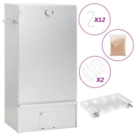 Horno ahumador de BBQ con generador humo frío acero galvanizado de , Barbacoas - Ref: Foro24-3200773, Precio: 172,20 €, Descu...