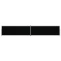 Toldo lateral retráctil negro 220x1200 cm