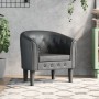 Sillón cuero sintético gris | Foro24.es | Tu tienda online para hogar, jardín y más Foro24.es