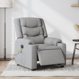 Sillón reclinable de masaje eléctrico tela gris claro von , Sessel - Ref: Foro24-3206570, Preis: 288,31 €, Rabatt: %