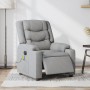 Sillón reclinable de masaje eléctrico tela gris claro von , Sessel - Ref: Foro24-3206570, Preis: 288,31 €, Rabatt: %