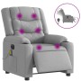 Sillón reclinable de masaje eléctrico tela gris claro von , Sessel - Ref: Foro24-3206570, Preis: 288,31 €, Rabatt: %