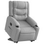 Sillón eléctrico reclinable elevable de tela gris claro by , Armchairs - Ref: Foro24-3206579, Price: 380,45 €, Discount: %
