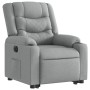 Sillón eléctrico reclinable elevable de tela gris claro by , Armchairs - Ref: Foro24-3206579, Price: 380,45 €, Discount: %