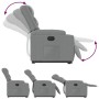 Sillón eléctrico reclinable elevable de tela gris claro by , Armchairs - Ref: Foro24-3206579, Price: 380,45 €, Discount: %