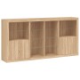 Aparador con luces LED roble Sonoma 202x37x100 cm | Foro24.es | Tu tienda online para hogar, jardín y más Foro24.es