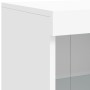 Aparador con luces LED blanco 202x37x100 cm by , Sideboards - Ref: Foro24-3209184, Price: 249,02 €, Discount: %