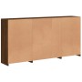 Aparador con luces LED roble marrón 202x37x100 cm von , Sideboards - Ref: Foro24-3209190, Preis: 269,71 €, Rabatt: %