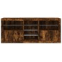 Aparador con luces LED roble ahumado 162x37x67 cm von , Sideboards - Ref: Foro24-3209034, Preis: 204,32 €, Rabatt: %
