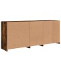 Aparador con luces LED roble ahumado 181,5x37x67 cm by , Sideboards - Ref: Foro24-3209041, Price: 224,30 €, Discount: %