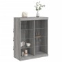 Aparador con luces LED gris Sonoma 81x37x100 cm von , Sideboards - Ref: Foro24-836719, Preis: 89,16 €, Rabatt: %