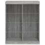 Aparador con luces LED gris Sonoma 81x37x100 cm von , Sideboards - Ref: Foro24-836719, Preis: 89,16 €, Rabatt: %