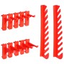 Kit de cajas de almacenaje 29 pzas paneles de pared rojo/negro | Foro24.es | Tu tienda online para hogar, jardín y más Foro24.es